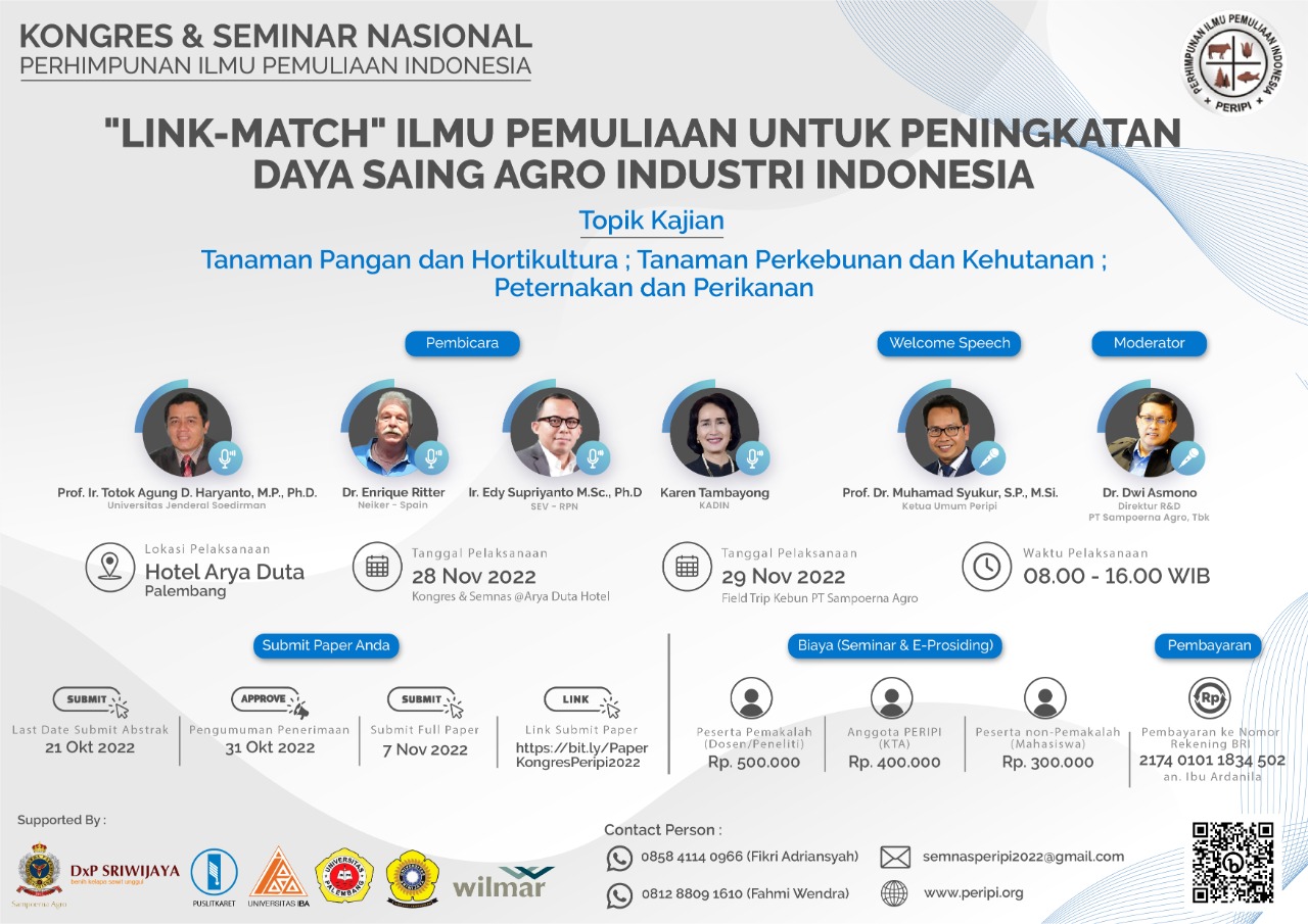 KONGRES DAN SEMINAR NASIONAL PERIPI 2022 | PERIPI – Perhimpunan Ilmu ...